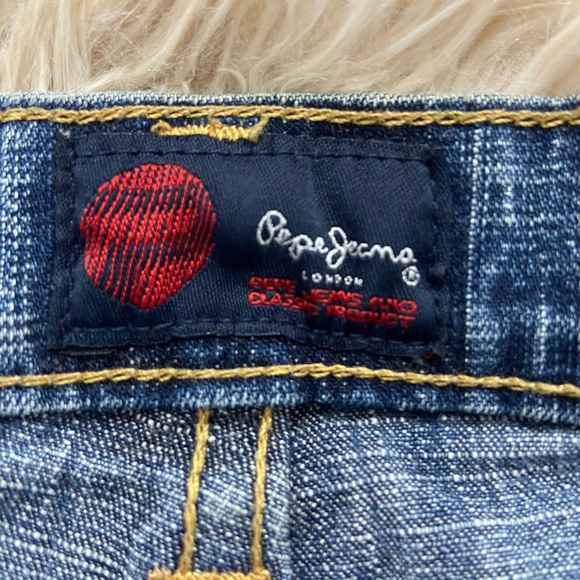 Vintage Pepe Distressed Patchwork Jeans - Picture 6 of 11